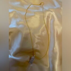 Gold plated sterling silver necklace for men and women